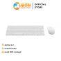 KEYBOARD & MOUSE (คีย์บอร์ดและเมาส์) RAPOO KB-9320M WHITEประกันศูนย์ 2 ปี