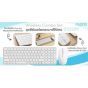 KEYBOARD & MOUSE (คีย์บอร์ดและเมาส์) RAPOO KB-9320M GRAYประกันศูนย์ 2 ปี