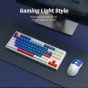 KEYBOARD & MOUSE WIRELESS (คีย์บอร์ดและเมาส์ไร้สาย) MICROPACK KM-269W (RED) ประกัน 1 ปี