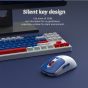 KEYBOARD & MOUSE WIRELESS (คีย์บอร์ดและเมาส์ไร้สาย) MICROPACK KM-269W (RED) ประกัน 1 ปี