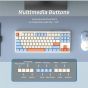 KEYBOARD & MOUSE WIRELESS (คีย์บอร์ดและเมาส์ไร้สาย) MICROPACK KM-269W (RED) ประกัน 1 ปี