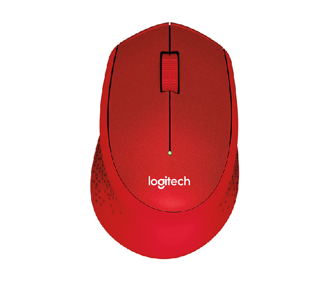 LOGITECH MOUSE M331 WIRELESS SILENT PLUS RED