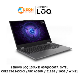 LENOVO LOQ 15IRX9 83DV003ATA NOTEBOOK (โน๊ตบุ๊ค) INTEL CORE